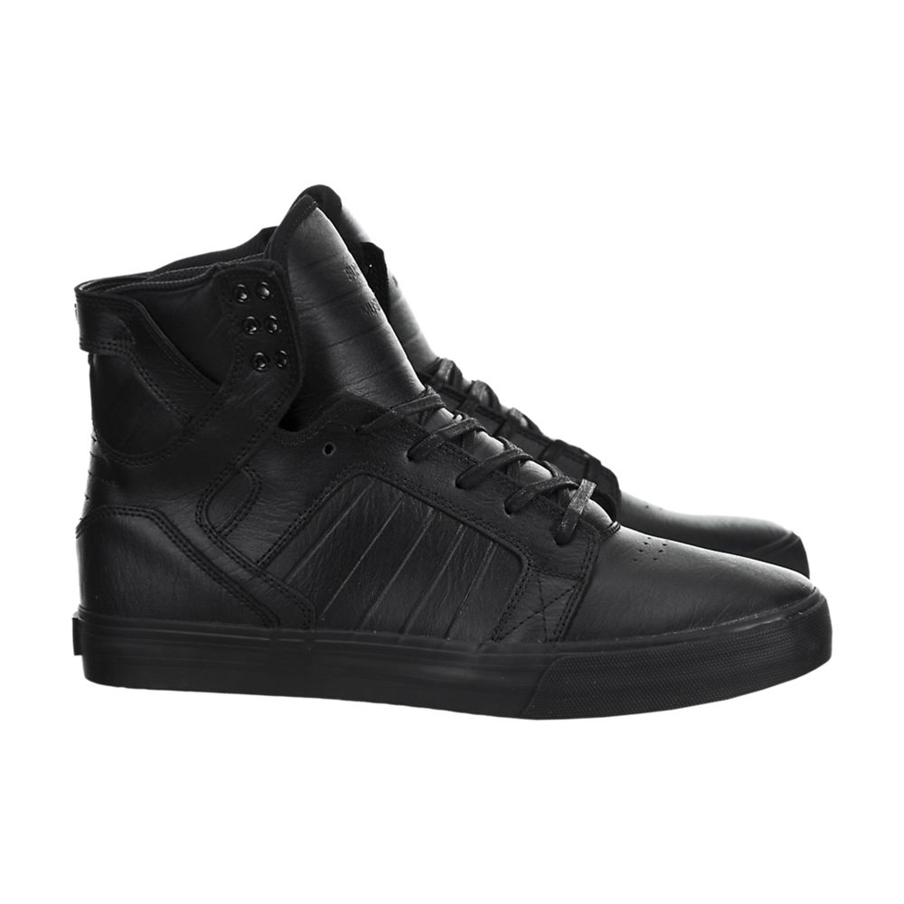 Baskets Montantes Supra SkyTop Noir Black/Black-Red Homme | VTW-40404964